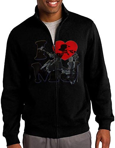 Men Michael Jackson MJ Beat It Thriller Stand Collar Jacket Hoodie