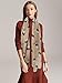 GERINLY Cute Pandas Scarfs For Women Lightweight Animal Print Shawl Wraps (Khaki)