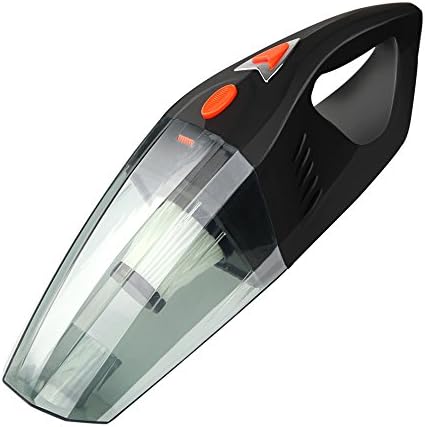 12V 120W Automotive Wet Dry Amphibious Portable Mini Car Vacuum Cleaner Handheld Cleaner Dustbuster Wire Length in 16.4Ft (Black)
