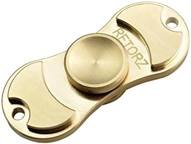 Hand Spinner Fidget Bearing Toys - RETORZ Finger Spinner Fidget Toys For ADHD, Stress, Anxiety, Bearing, Depression, Pure Copper Heavy-duty Metal, Ultrathin Portable Devices, Work Up to 5 Minutes