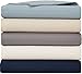 AmazonBasics Microfiber Sheet Set - Queen, Dark Grey