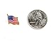 HUIANER 15 pcs American Flag Waving Lapel Pins U.S.A. United State
