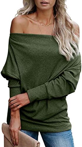 Long Sleeve Knit Blouses Tops 