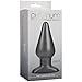 Doc Johnson Platinum Premium Silicone - The Super Big End - 5.5 in. Long and 2.3 in. Wide - Large Silicone Butt Plug with Flared Safety Base - Advanced Anal Toy - Charcoal