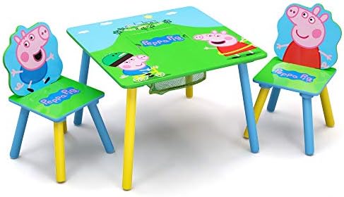 sesame street wood kids storage table and chairs set by delta children