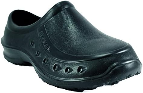 Evacol Unisex Nursing clogs Ultralite Nurse shoes unifororm clogs for health care and hospitals Black 43