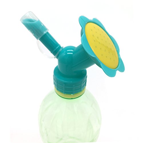 Passionier 2-Pack Dual Head Bottle Cap Sprinkler, Bonsai Bottle Watering Can Spout Cap for Seedlings(Blue) - Thumbnail 5
