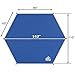 Proventure Large Hammock Rain Fly, Camping Tent Tarp- Premium Waterproof Hammock Shelter. Lightweight Ripstop Nylon 210D. Fast Set Up. No Instructions Needed. A Hammock Camping Essential! (12x9ft HEX)