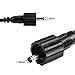 2PCS Power Extension Cables, 3.5 x 1.35mm DC Extension Wire, 6.5ft per Cord Cables, IP65 Waterproof, Black, Best for Greenclick Outdoor LED Spotlight and Solar Powered Spotlights