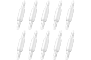 Gorilley Oxygen Tubing Swivel Connectors 10PCS, 360-Degree Rotatable Oxygen Tube Connectors to Prevent Tangling