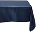 LinenTablecloth 60 x 102-Inch Rectangular Polyester Tablecloth Navy Blue