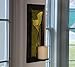 Candle Impressions Floral Wall Sconce with Real Wax Flameless Candle Included
