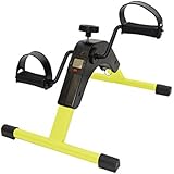 AdirMed Digital Foldable Mini Floor Foot Pedal Exerciser Leg Machine - Under Desk Exerciser - Fully Assembled No Tools Required