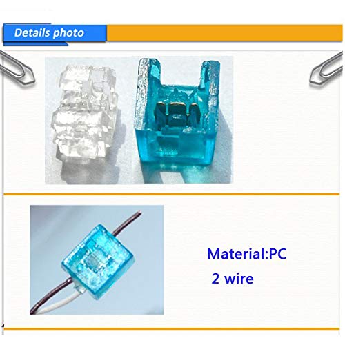 Uvital 200Pack UB2A Bridge Tap Connector K4 Network Cable Terminal