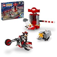 LEGO Sonic The Hedgehog Shadow The Hedgehog Escape Building Set, Motorcycle Toy, Video Game Character Figures, Sonic Toy for Kids, Gift for Gamers Ages 8 Plus, 76995