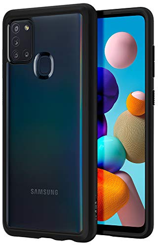 Spigen Ultra Hybrid Back Cover Case Designed for Samsung Galaxy A21S - Black