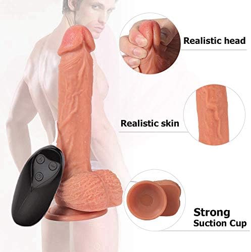 8.43 Inch Body Safe Silicone Waterproof Massage Handsfree Lifelike