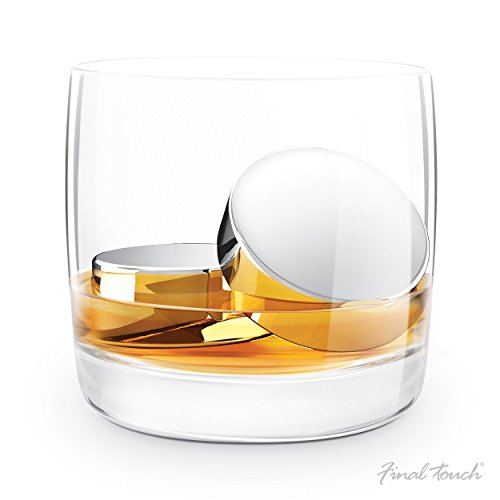 Final Touch Stainless Steel Hockey Puck Drink Chiller (2)