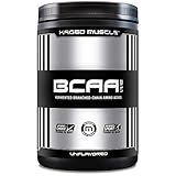 KAGED MUSCLE, Fermented BCAA Powder, Plant Based, Non-GMO, Supports Protein Synthesis, Vegan Friendly Branched Chain Amino Acids, Aminos, BCAAs, Unflavored, 72 Servings, 14.1 Ounce