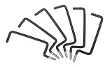 Presa 40006 Wall Mount Ladder Hook Set, 6-Piece
