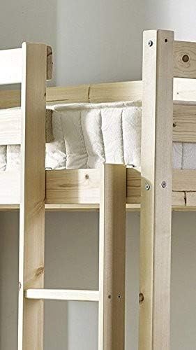 STRICTLY BEDS&BUNKS Pluto Low Classic Bunk Bed, Heavy Duty Solid Pine 3ft Single - Suitable for Adults and Children - Image 3