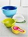 Joseph Joseph Nest 8 Nesting Bowls Set with Mixing Bowls Measuring Cups Sieve Colander, 8-Piece, Multicolored