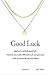 Monily Message Card Layer Choker Necklace Lucky Elephant Pendant Necklace Infinity Chain Woman Jewellery