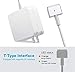 Oakwill Compatible with MacBook Air Charger 45W Mag Safe 2 Magnetic T-Tip Power Adapter, Compatible with MacBook Air 11