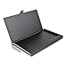MaxGear Business Name Card Case for Men and Women, Professional Business Card Holder for Travel and Work, Super Thin Aluminums Card Case for Business Cards Black Pack of 3
