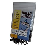 Bally Rings - O-Ring Grommets for Rigging Ballyhoo Baits (Size #3, 200 pieces)