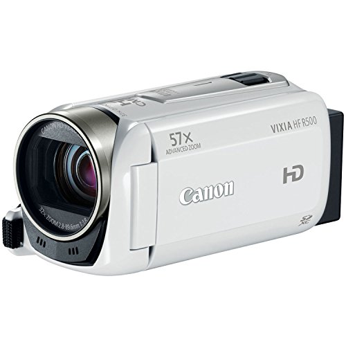 Canon VIXIA HF R500 Digital Camcorder (White)
