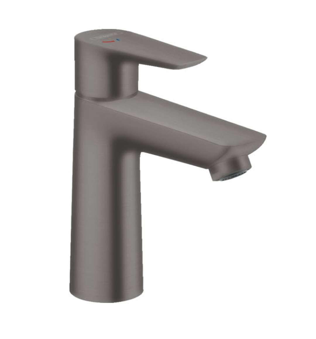 Hansgrohe Single-Lever Washbasin Mixer Tap, Brushed Black Chrome, Spout Height, 110 mm