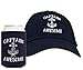 Captain Awesome 2-Piece Hat Cap and Coolie Gift Set Bundle Navy