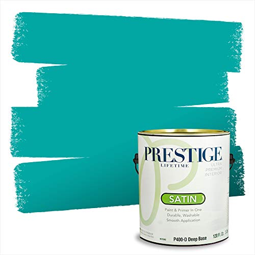 PRESTIGE Paints Interior Paint and Primer In One, 1-Gallon, Satin, Comparable M…