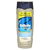 Gillette Bodywash Odor Shield 16 Hour, 16OZ (Pack of 6)