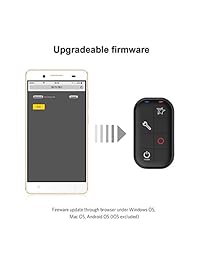 Controlador de control remoto Wifi impermeable de carga magnética Woafly para cámara inteligente GoPro