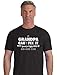 Tstars Grandpa Shirt Gifts for Dad Papa from Grandchildren Fathers Day Shirts for Men A2 X-Large Black
