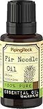 Piping Rock Fir Needle 100% Pure Essential Oil 1/2 oz (15 ml) Dropper Bottle Abies Sibirica Therapeutic Grade