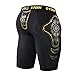 G-Form Pro-X Compression Shorts, Black/Yellow, Medium