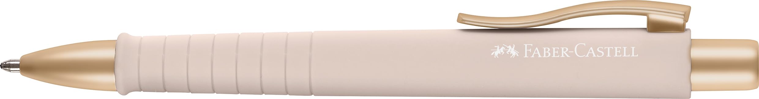 Faber-Castell 205092 - Kugelschreiber Poly Ball pale rose, 2 Stück, mit auswechselbarer XB Mine, dokumentenecht 2