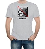 Parkour Heather Grey Adult T-Shirt - Small Heather Grey