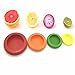 HUELE Reusable Silicone Food Savers, Set of 4, Assorted colours
