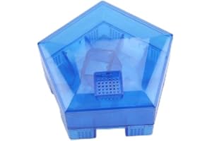 RASTKY Non Toxic Reusable Cockroach Trap Box Efficient Bug Catcher for Kitchen Use 5.51"x5.51"x3.14" Home Essential (Blue)