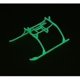 Landing Skid & Batt Mnt Set, Glow in the Dark:BMCX