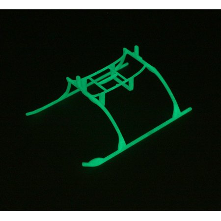 Landing Skid & Batt Mnt Set, Glow in the Dark:BMCX