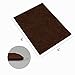 Furniture Pads - 10 Pack ON'H Self-Stick Felt Furniture Pads Hardwood Floors Protectors – 8” x 6” x 1/5” Sheet Cut Furniture Pads into Any Shape – Coffee