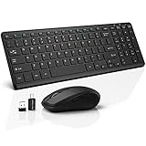 Wireless Keyboard and Mouse Combo, ZeroPing 2.4GHz