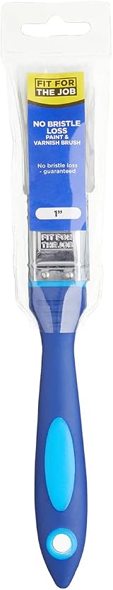 Fit For The Job 1 Inch Paint Brush Synthetic Bristles Smooth Finish Emulsion view 3