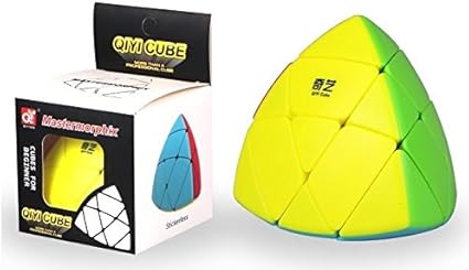 AGAMI QIYI Mastermorphix Stickerless High-Stability High-Speed Rubiks Cube 3D Puzzle Rubix Cube Toy (Multicolour)