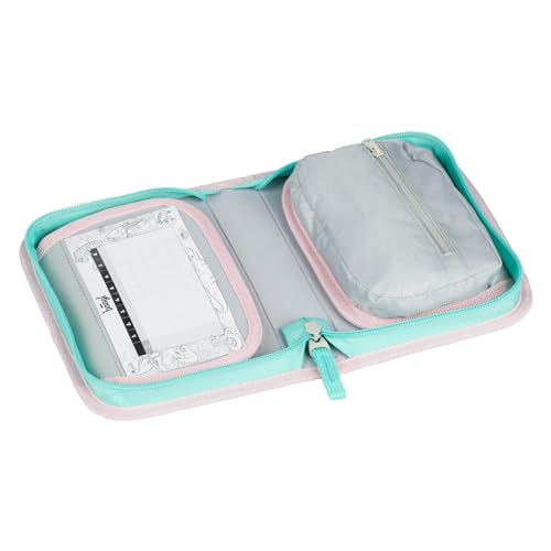 Baagl Federmäppchen für Mädchen - Schüleretui, Federtasche, Federmappe für Schreibwaren - Etui, Federpenal, Schulmäppchen (Regenbogen Rosa) thumbnail 3